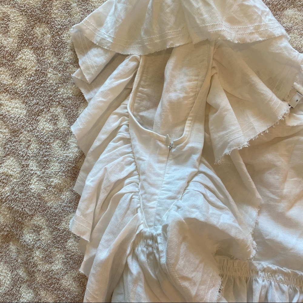 White Ruffle Top - Picture 2 of 4